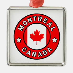 Montreal Canada Metal Ornament