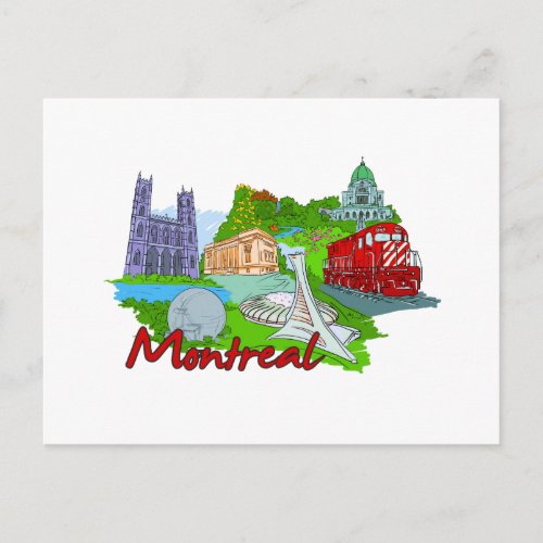 Montreal _ Canadapng Postcard