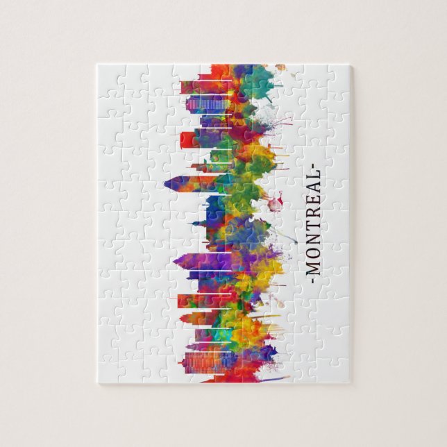 Montreal Canada Skyline Jigsaw Puzzle (Vertical)