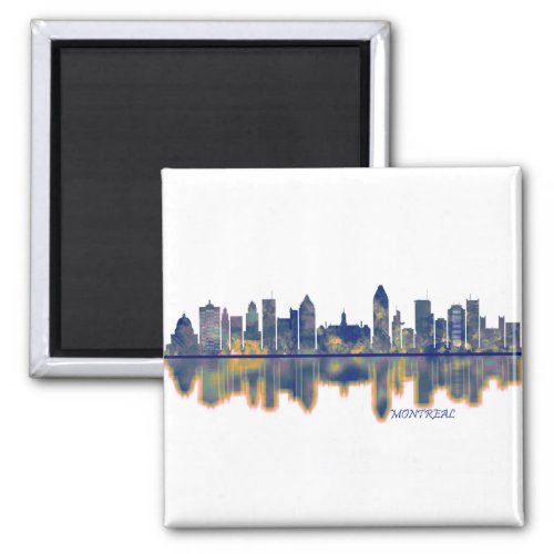 Montreal Canada Skyline Magnet