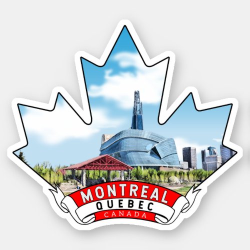 Montreal Canada Sticker