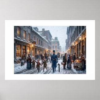 Montreal, Canada Winter 1851 Print