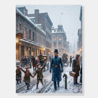 Montreal, Canada Winter 1851 Print Foam Board