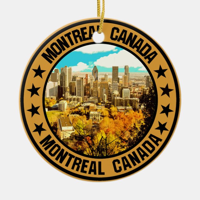 Montreal                                           ceramic ornament (Front)