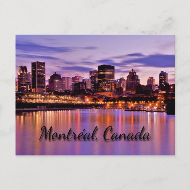 Montreal Cityscape Postcard (Front)