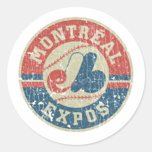 Montreal Expos 1969 Classic Round Sticker