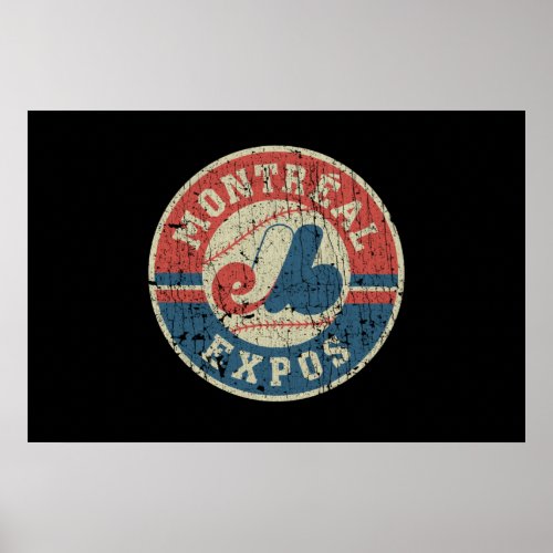 Montreal Expos 1969 Poster