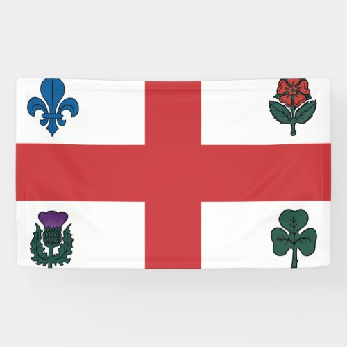 MONTREAL Flag Banner