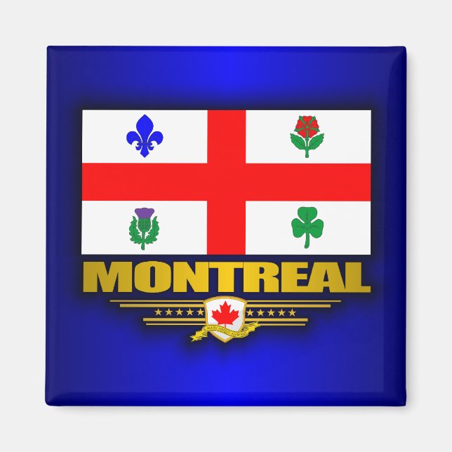 Montreal Flag Magnet (Front)