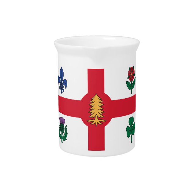 Montreal Flag Pitcher (Front)