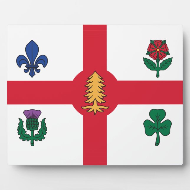 Montreal Flag Plaque (Front)