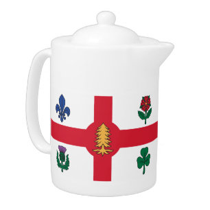Montreal Flag Teapot