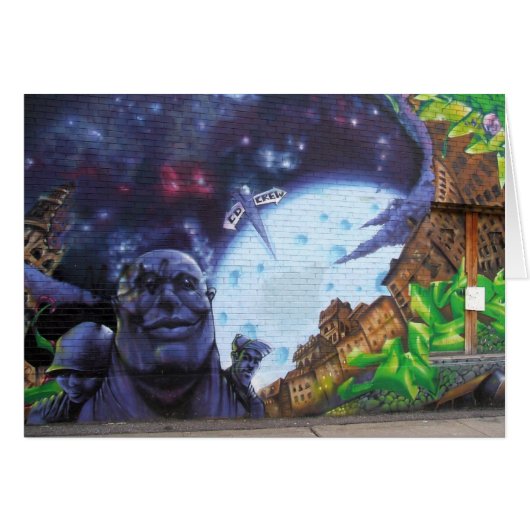 Montreal Graffiti Card (Front Horizontal)