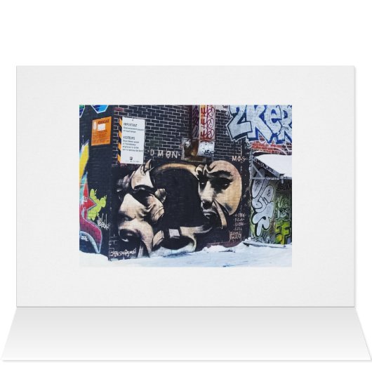 MONTREAL GRAFFITI CARD #1 (Inside Horizontal (Top))