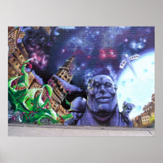 Montreal Graffiti Poster