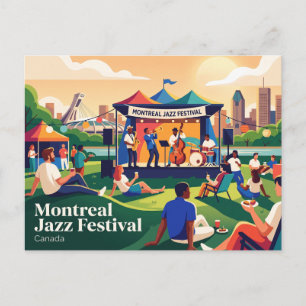 Montreal Jazz Festival Canada Postcard