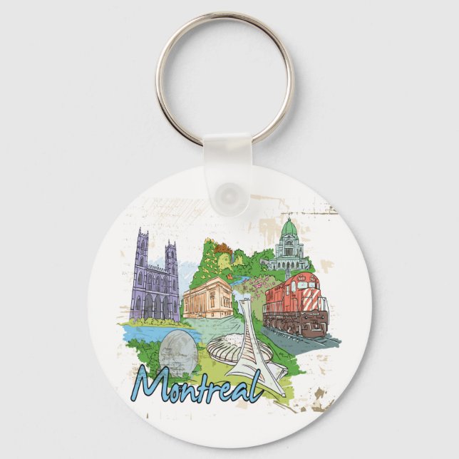 Montreal Keychain (Front)