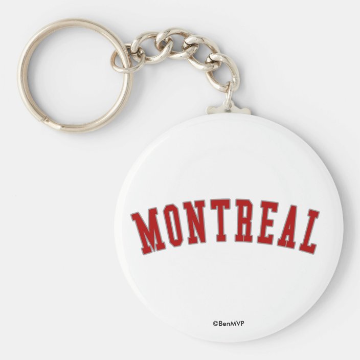 Montreal Keychain