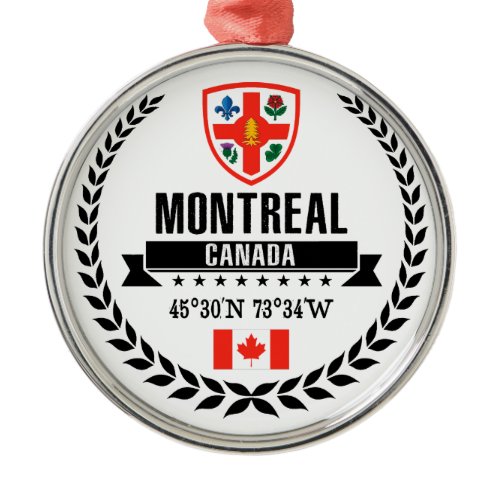 Montreal Metal Ornament
