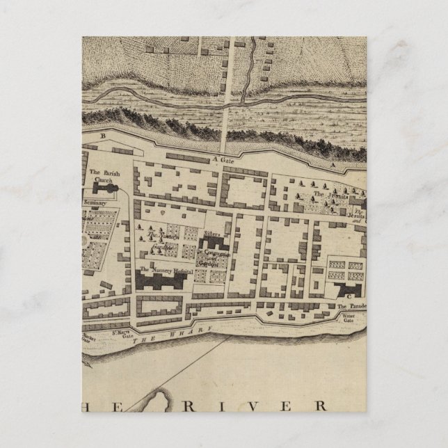 Montreal or Ville Marie Postcard (Front)