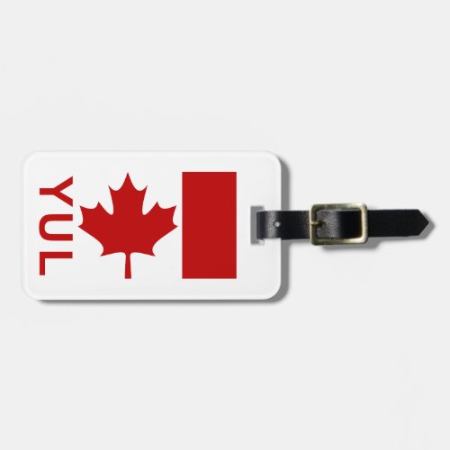 Montreal PET Luggage Tag add your contact info