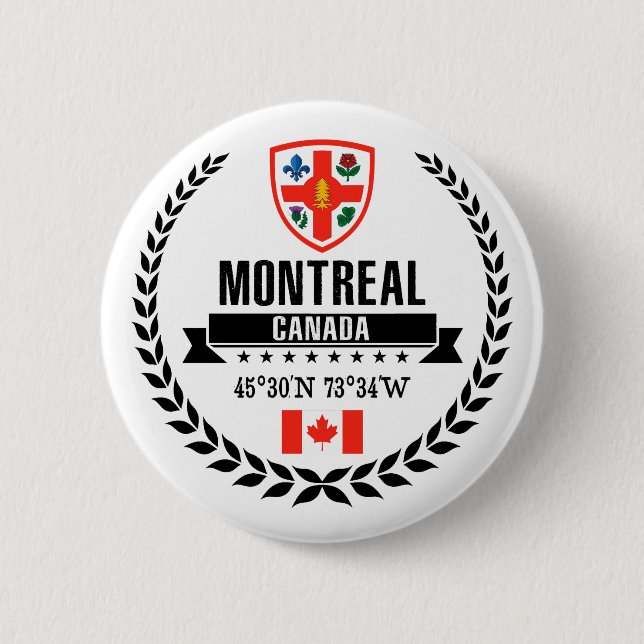 Montreal Pinback Button (Front)