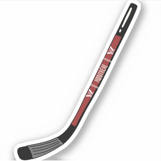 Montreal PWHL Women's Hockey Stick Sticker (Front)