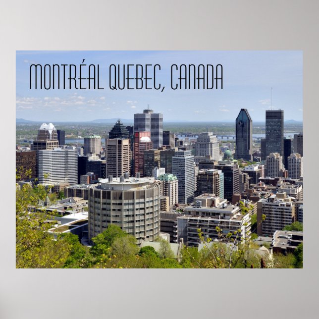 Montréal Quebec Canada Poster (Front)