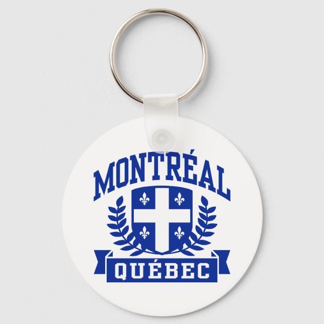Montreal Quebec Keychain (Front)