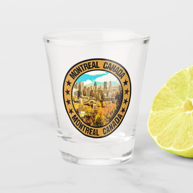 Montreal                                           shot glass (Front)
