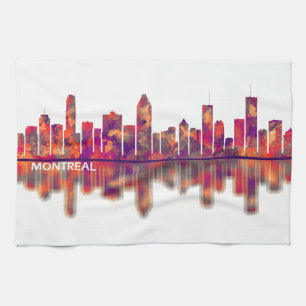 Montreal Skyline Kitchen Towel