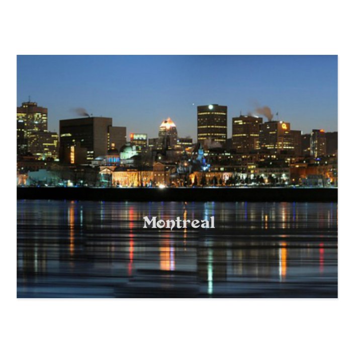 Montreal Skyline Postcard
