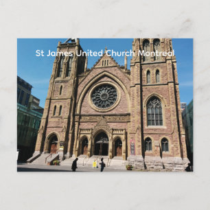 Montreal St James United Church Postcard