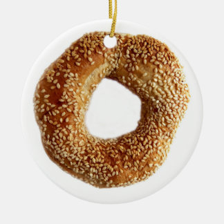 Montreal style bagel ornament