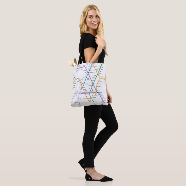 Montreal subway  bag (On Model)
