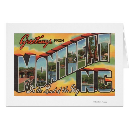 Montreat, North Carolina - Large Letter Scenes 2 (Front Horizontal)