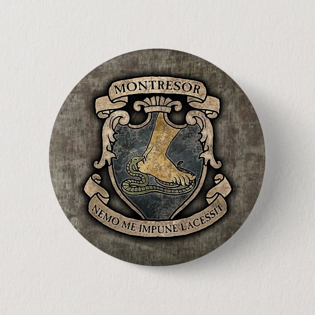 Montresor Coat of Arms Button (Front)