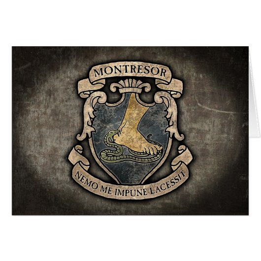 Montresor Coat of Arms Cards (Front Horizontal)