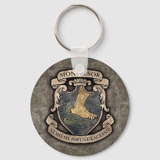 Montresor Coat of Arms Keychain (Front)