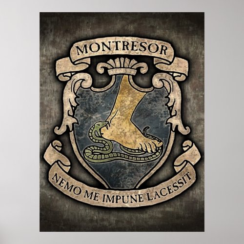 Montresor Coat of Arms Poster