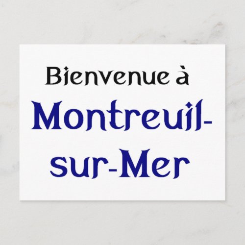 Montreuil Les Miserables Postcard