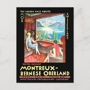 Montreux, Bernese-Oberland, Switzerland Postcard