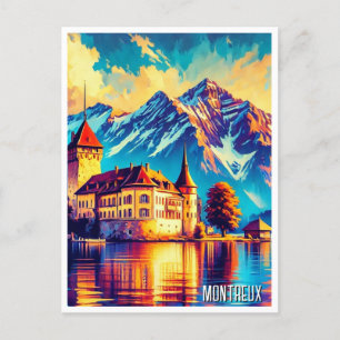 Montreux Switzerland Postcard