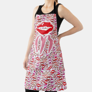 Montse Kisses Kiss MontKISSES by Masanser Pixelat  Apron