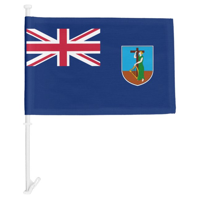 Montserrat Car Flag (Front)