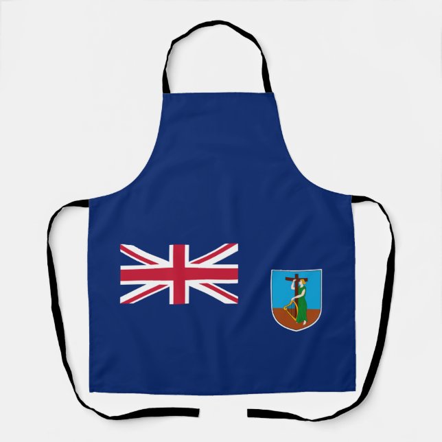 Montserrat Flag Apron (Front)
