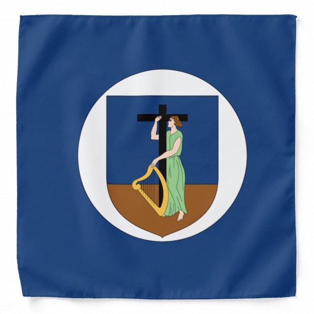 Montserrat Flag Bandana (Front)