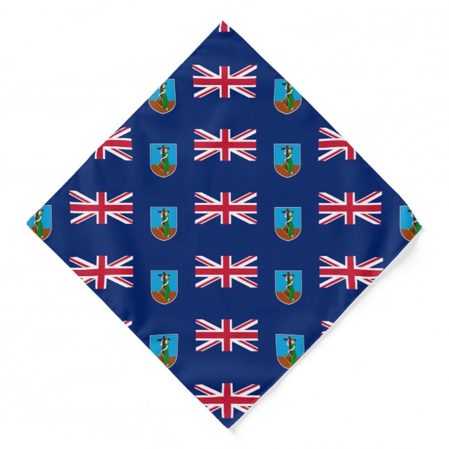 Montserrat Flag Bandana (Front)