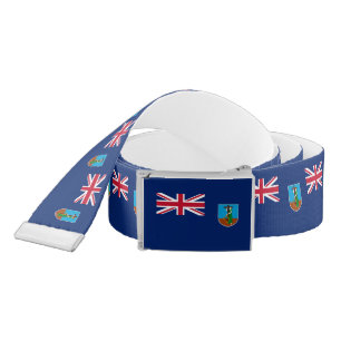 Montserrat Flag Belt