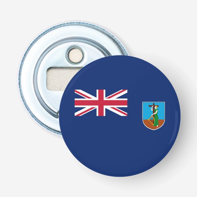 Montserrat Flag Bottle Opener (Front)